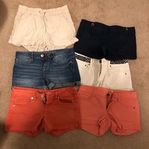 6 pairs of shorts